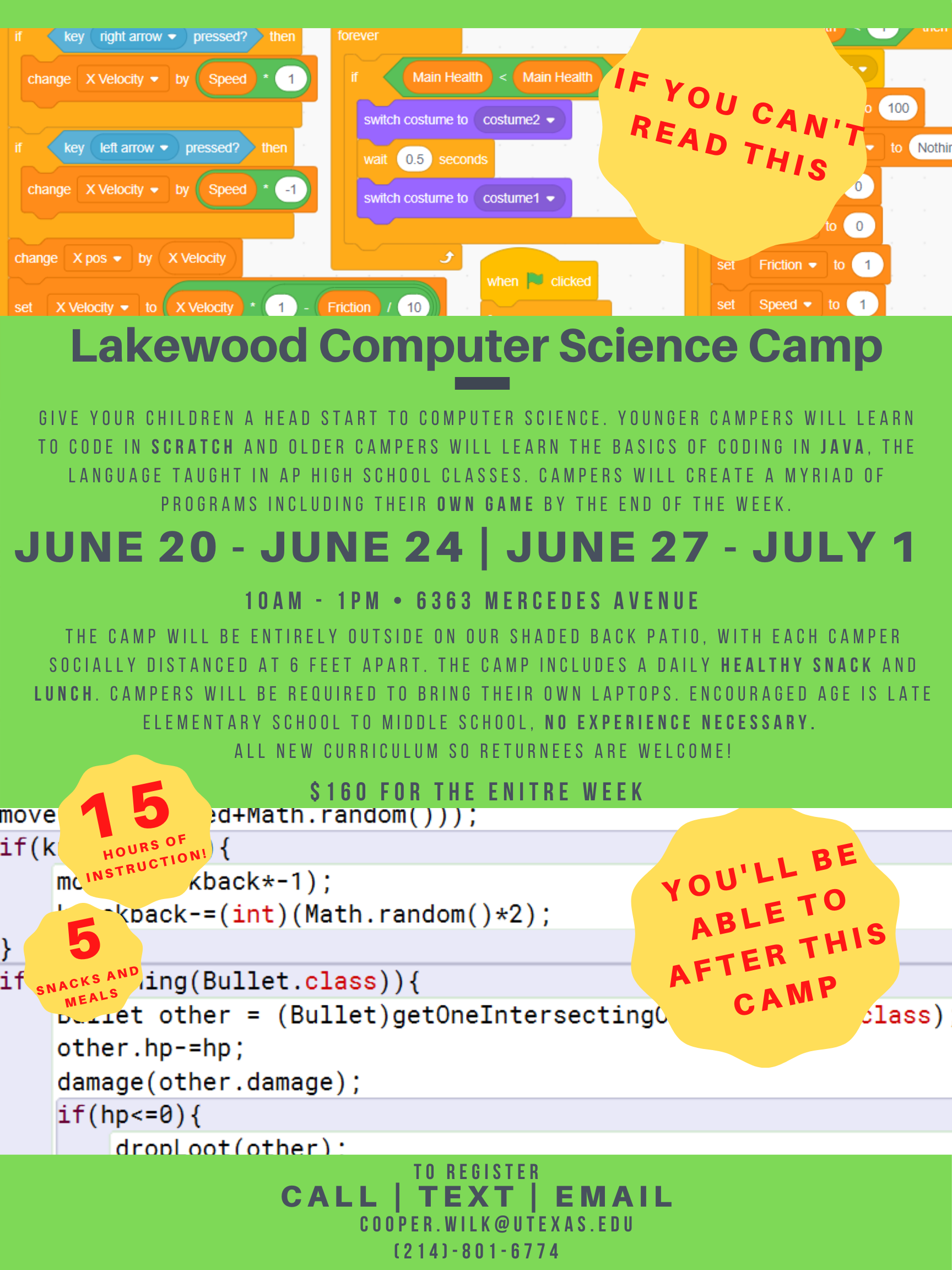 Camp Flyer Front